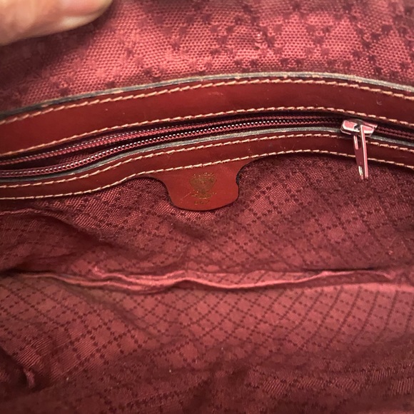 Vintage Gucci Burgundy Micro G Canvas Boston Bag - Picture 2 of 15